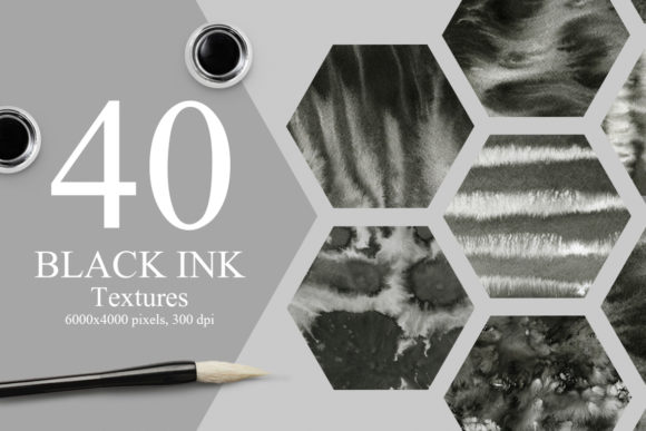 40 Black Ink Textures: A Seller's Review