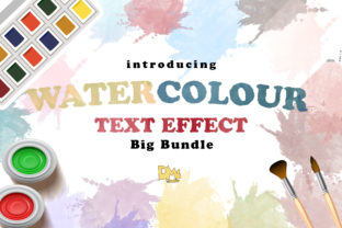 Big BUndle Water Coloue Text Effect Review