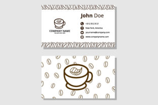 Coffee Theme Business Card Print Templates