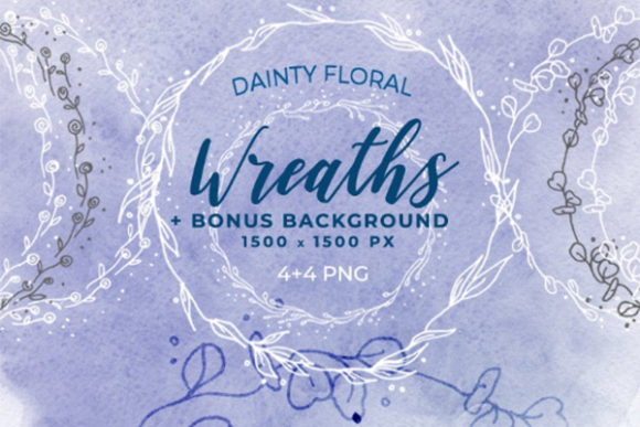 Dainty Floral Wreaths: Decorative Elements Review