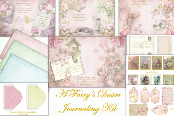 Fairy Journaling Kit Free Ephemera for Crafts