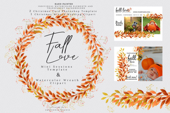Fall Love Mini Sessions Template for Holiday Amp