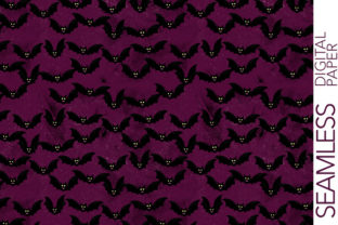 Flying Bats - Halloween Digital Paper Patterns