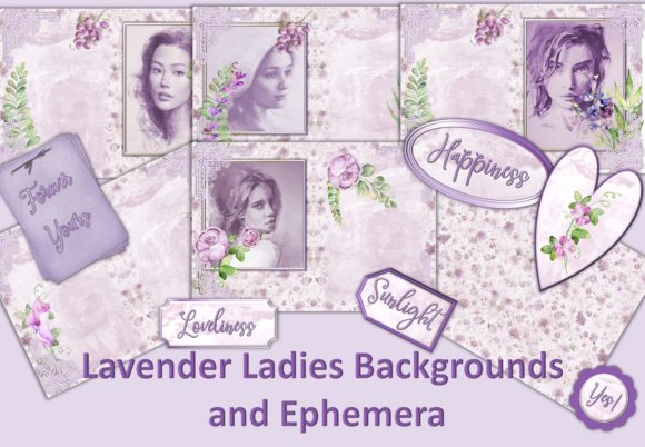 Lavender Ladies Backgrounds Clipart Review