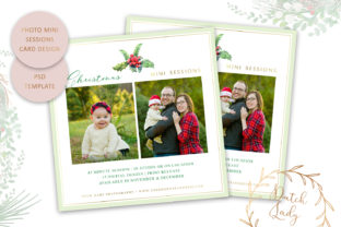 PSD Photo Session Card Template 49: Print Templates