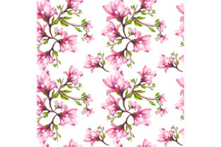 Seamless Pattern with Magnolia Review