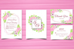 Set of Vintage Floral Wedding Invitation Review