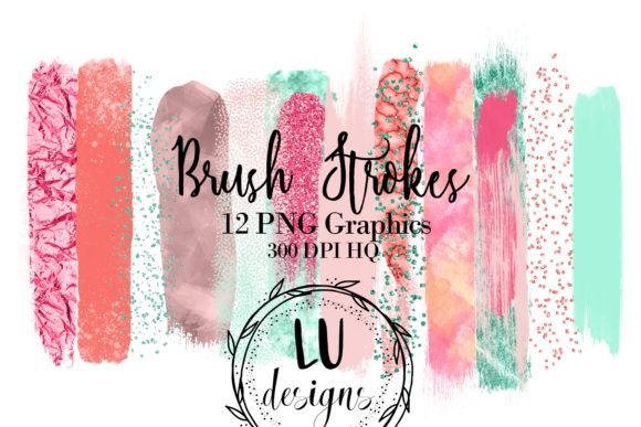 Tropical Brush Strokes Paint Glitter Brushes Review