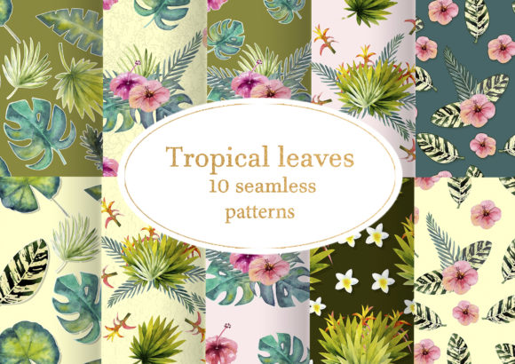 Tropical Leaves Seamless Patterns Review