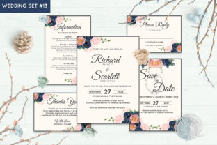 Wedding Invitation Set 13 Floral Style Review